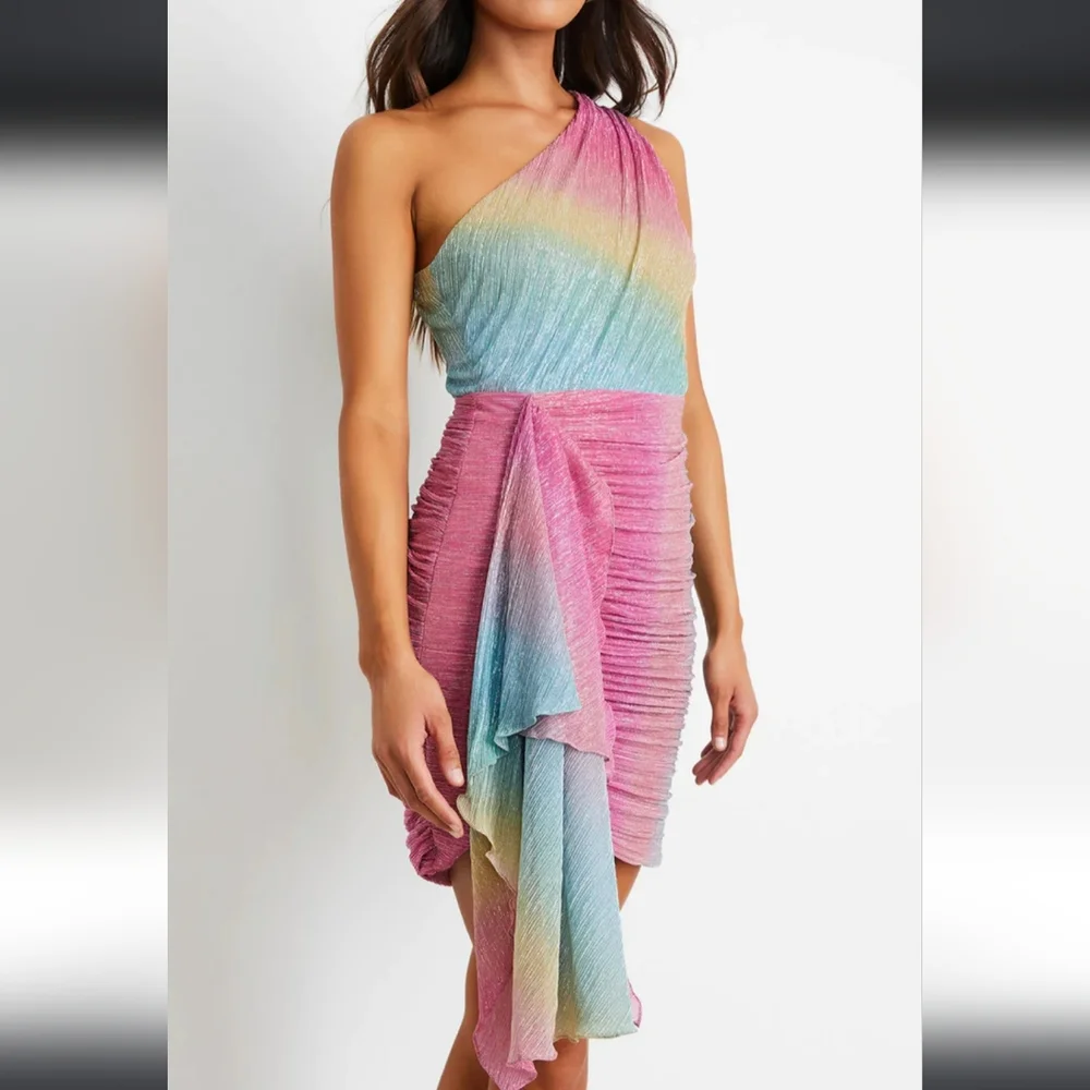 Patbo Prism Lurex Mini Dress - Picture 8 of 15